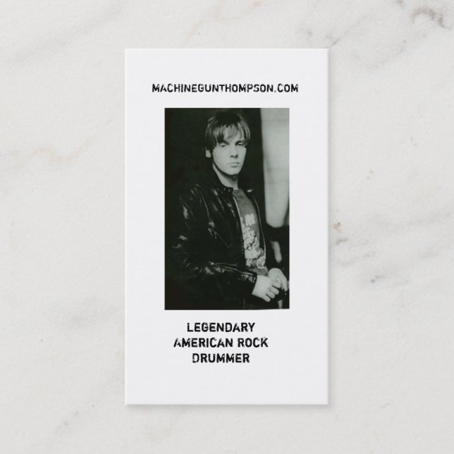 MACHINEGUN THOMPSON KORT (Framsida)