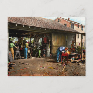 Machinist - Backyard machinists 1942 Vykort