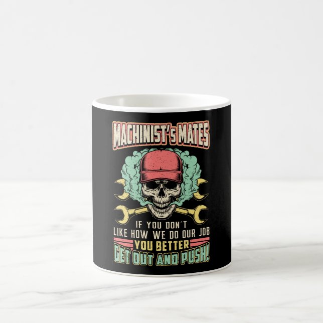 Machinist CNC Machinist Maskin Mechanic Gift Idea Kaffemugg (Center)