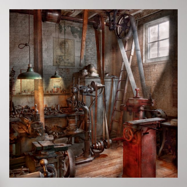 Machinist - den moderna workshoppen poster (Framsidan)