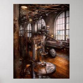 Machinist - Industriell borrning Poster