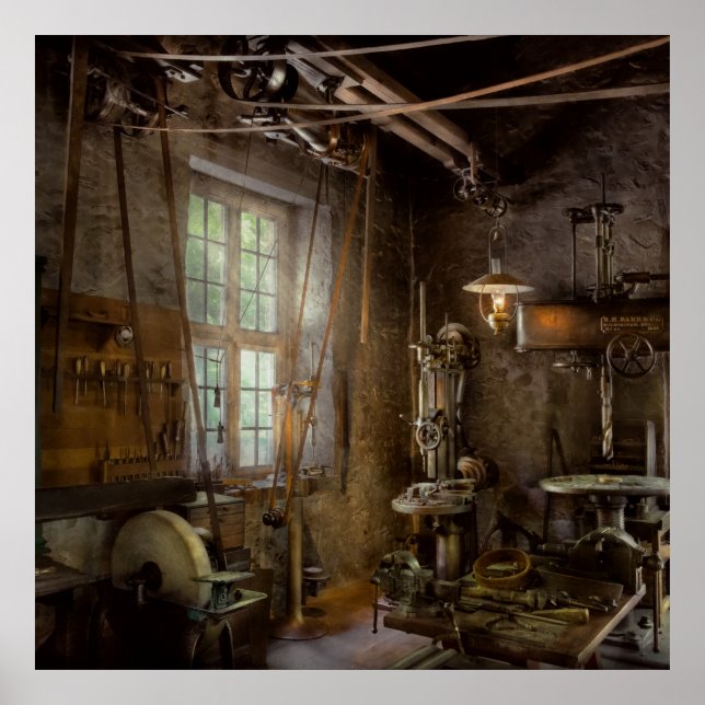 Machinist - Industriell revolution Poster (Framsidan)