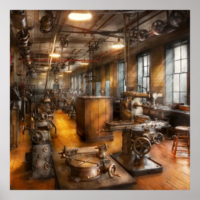 Machinist - Industrious Society Poster (Framsidan)