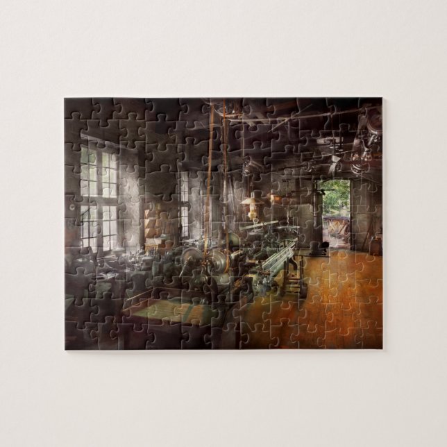 Machinist - Lathe - A long lathe Pussel (Horisontell)