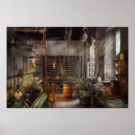 Machinist - Lathes - Machinists paradise Poster
