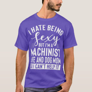 Machinist Maka och Hund Merch Funny Fantastisk T Shirt
