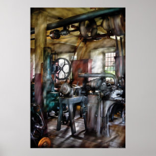 Machinist - många maskiner poster