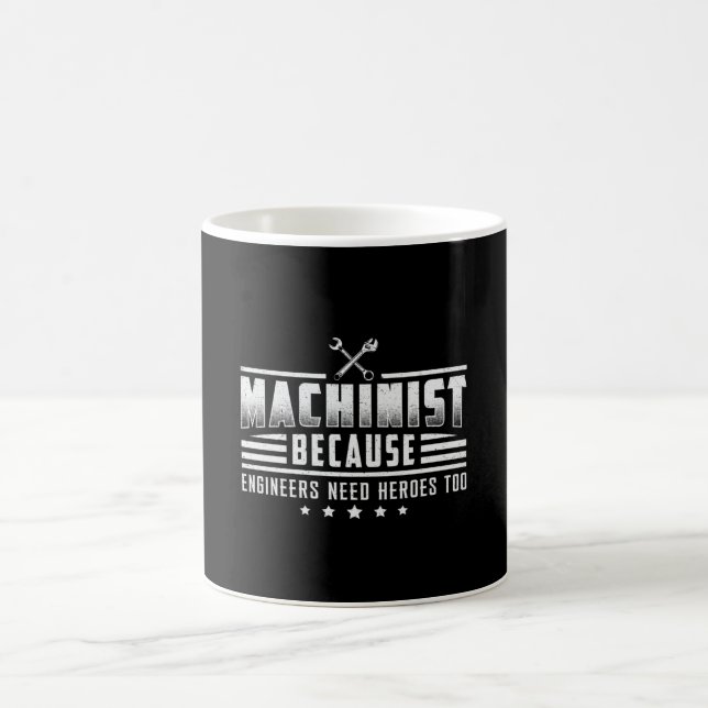 Machinist Maskin CNC Machinist Mechanic Gift Idea Kaffemugg (Center)