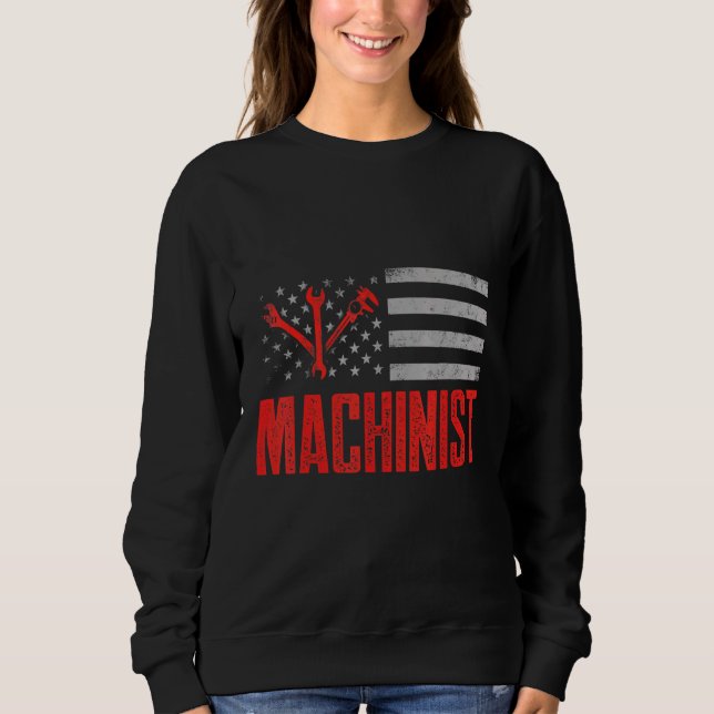 Machinist Maskin operator Machining 26 T Shirt (Framsida)