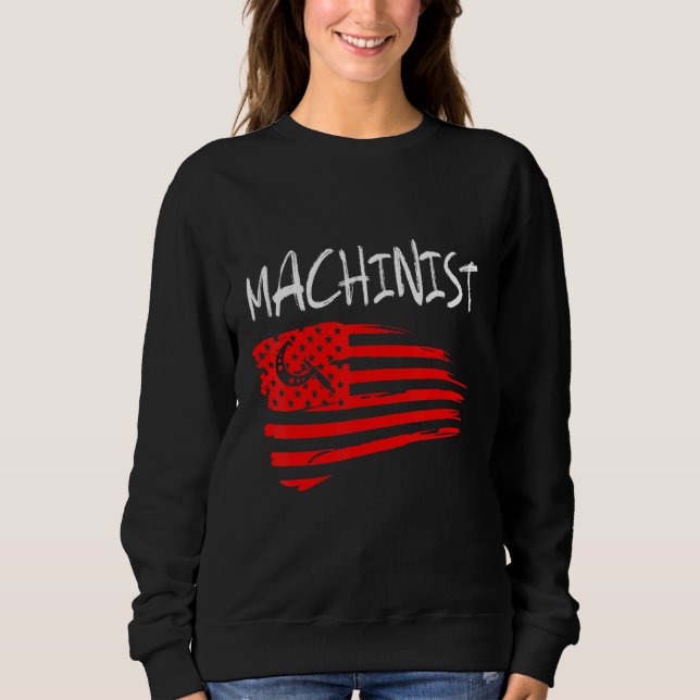 Machinist Maskin operator Machining 38 T Shirt (Framsida)