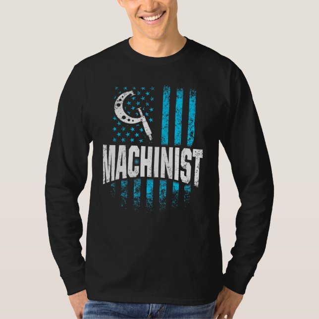 Machinist Maskin operator Machining 78 T Shirt (Framsida)