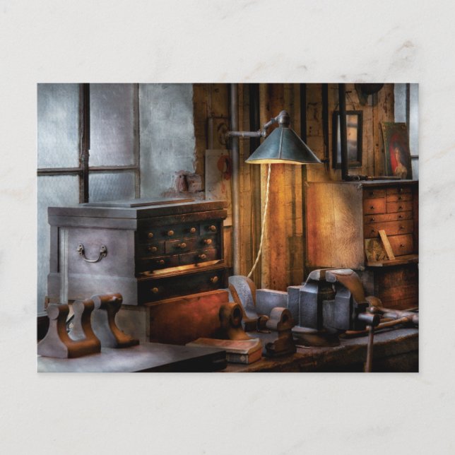 Machinist - Min arbetsstation Vykort (Framsida)