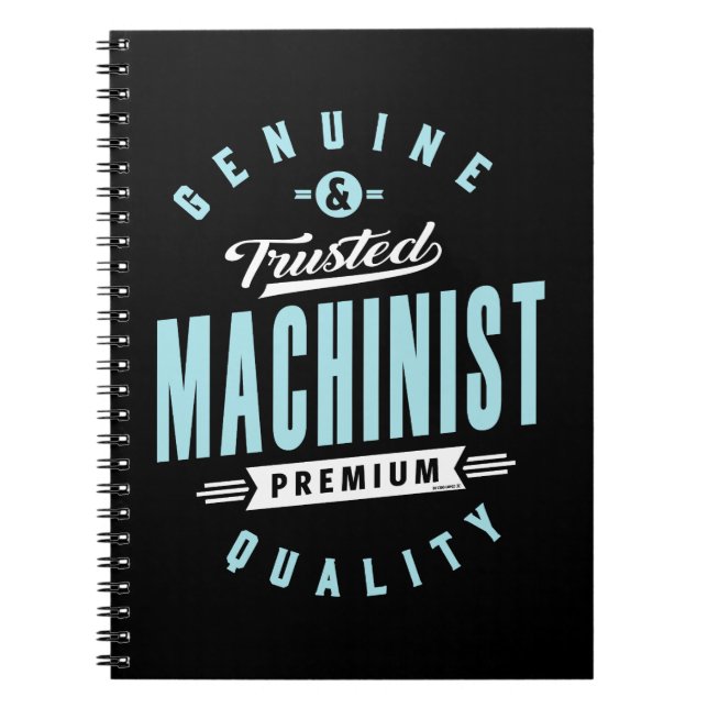 Machinist Premium Anteckningsbok (Framsidan)