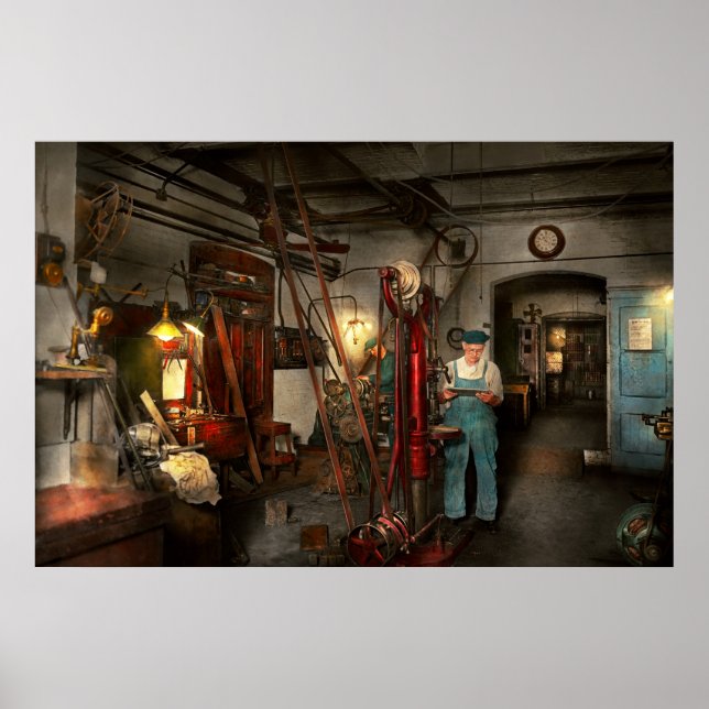 Machinist - regeringen godkänd 1919 poster (Framsidan)