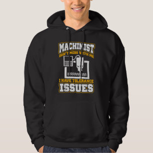 Machinist, rolig maskinistoperator hoodie