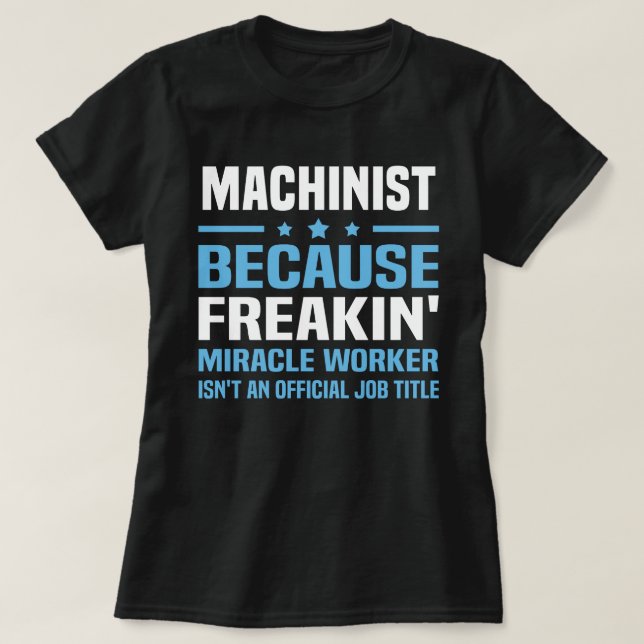 Machinist T Shirt (Design framsida)