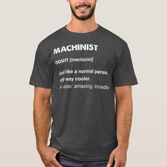 Machinist T Shirt (Framsida)