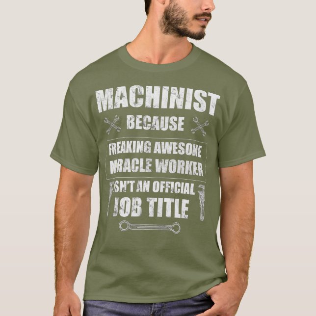 Machinist T Shirt (Framsida)