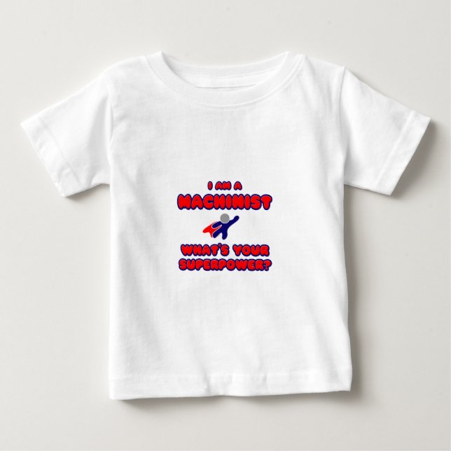 Machinist ... Vad är din supermakt? Tee (Framsida)
