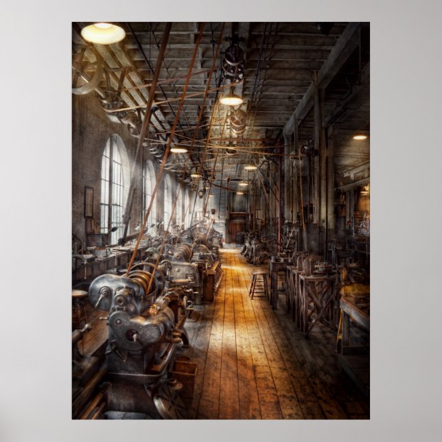 Machinist - Välkommen till verkstaden Poster (Framsidan)