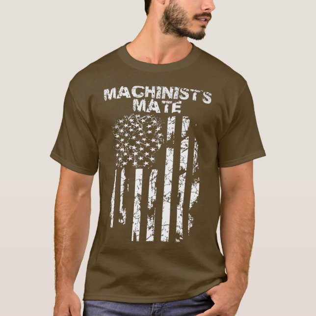 Machinister Mate Milium Premium T Shirt (Framsida)