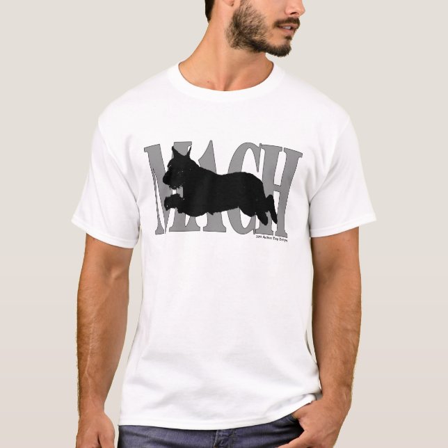 MACHjätteSchnauzer Tee Shirt (Framsida)