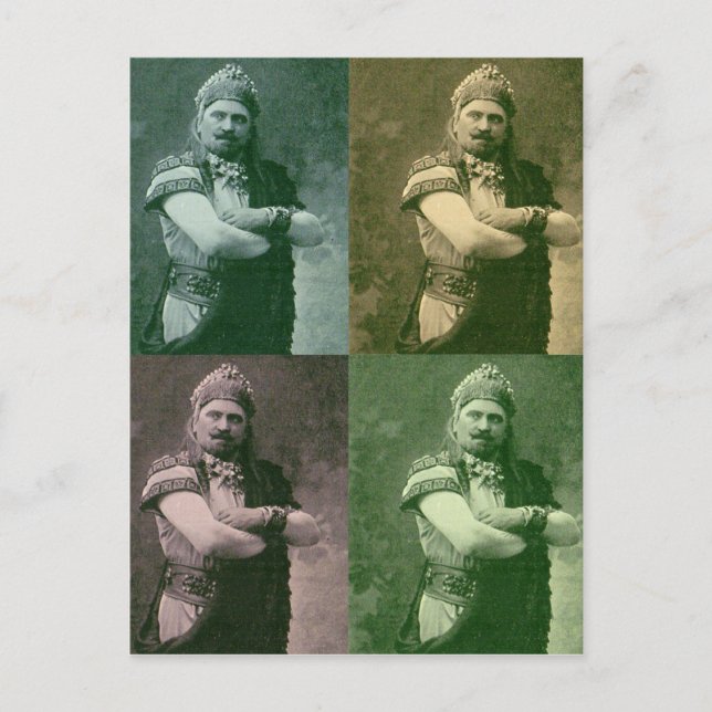 macho macho man vykort (Framsida)