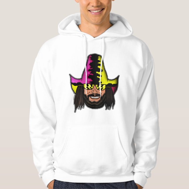 Macho Man Randy Savage T-ShirtSmiling Galenhet Hoodie (Framsida)