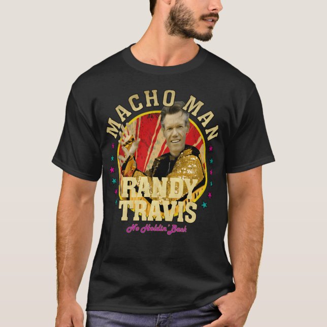 Macho Man Randy Travis T Shirt (Framsida)