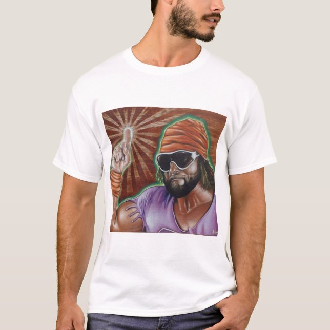 Macho Man T-ShirtMacho Man T Shirt (Framsida)