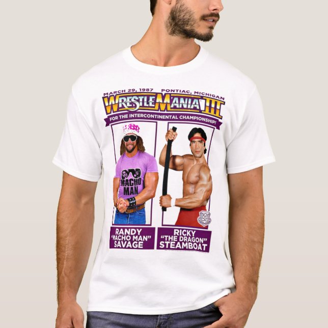 Macho Man T-Shirtrandy macho man T Shirt (Framsida)