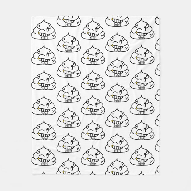 Macho Poop - Brootsch the Poo Poo Fleecefilt (Framsidan)