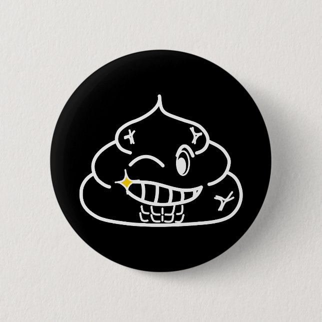 Macho Poop - Brootsch the Poo Poo Knapp (Framsida)