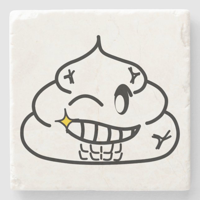 Macho Poop - Brootsch the Poo Poo Stenunderlägg (Framsidan)