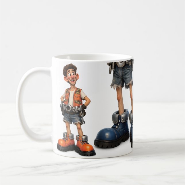 Machoman Kaffemugg (Vänster)