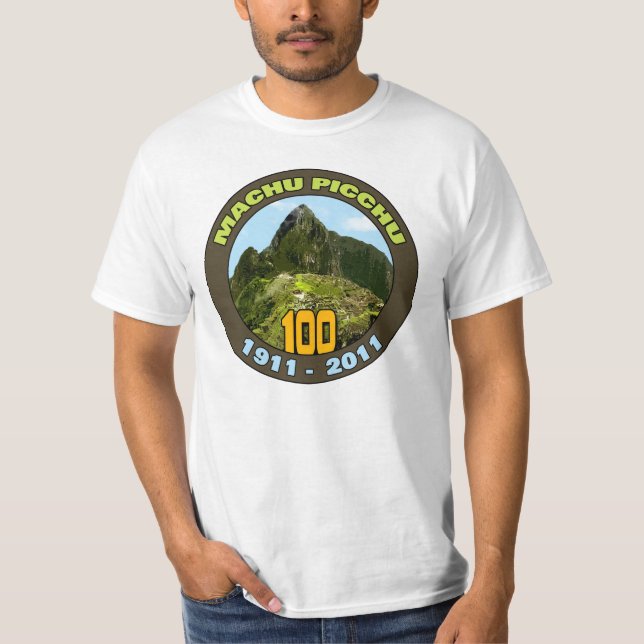 Machu Picchu 100. årsdag Tee Shirt (Framsida)