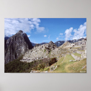 Machu Picchu 1975 Peru Poster
