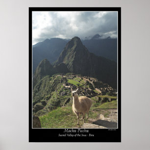 Machu Picchu affisch (sju under av världen)