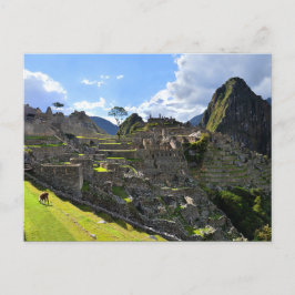 Machu Picchu Aftermiddag, Peru Vykort