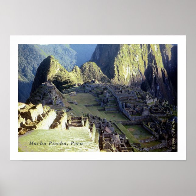 "Machu Picchu at Dawn" Poster (Framsidan)