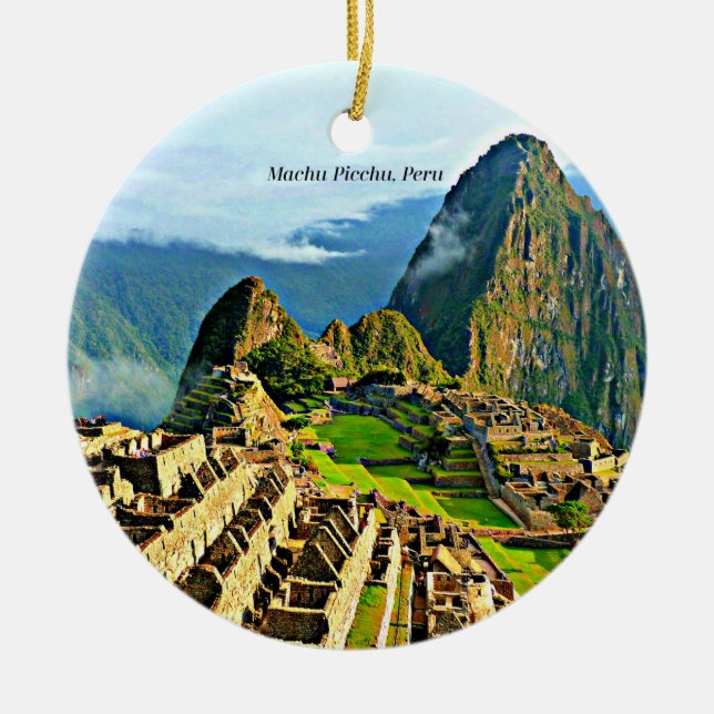 Machu Picchu Ceramic Ornament (Framsidan)