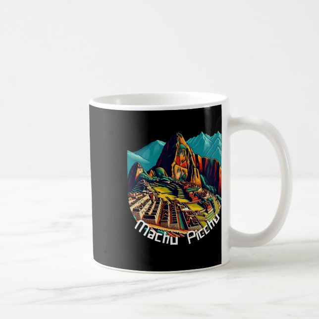 Machu Picchu Cusco Peru Inca Trail Machu Picchu  Kaffemugg (Höger)