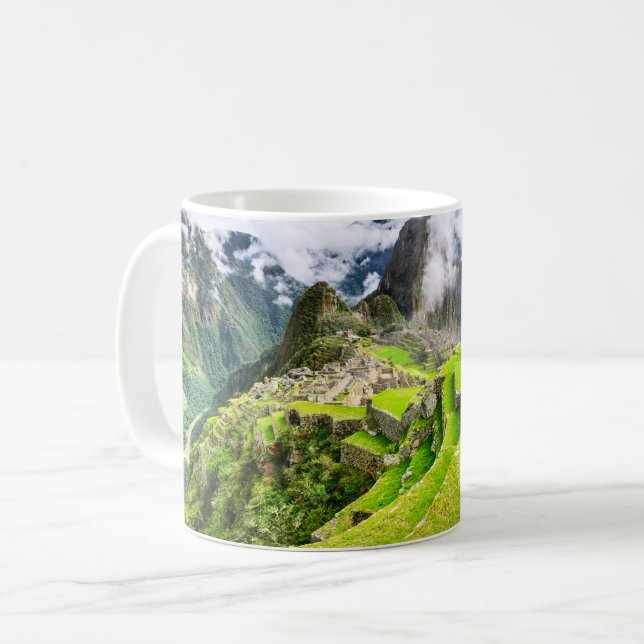 Machu Picchu, Cusco - Peru Kaffemugg (Framsida vänster)
