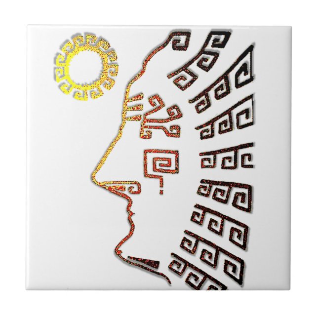 Machu Picchu Cusco Peru Kakelplatta (Framsidan)