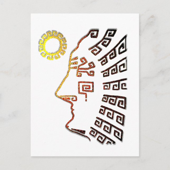 Machu Picchu Cusco Peru Vykort (Framsida)