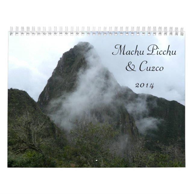 Machu Picchu & Cuzco, Peru 2014 kalender (Omslag)