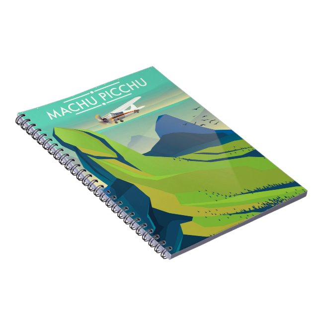 machu picchu Flygresor affisch Anteckningsbok (Högra Sidan)