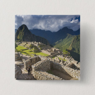 Machu Picchu, fornlämningar, UNESCO världs 3 Knapp