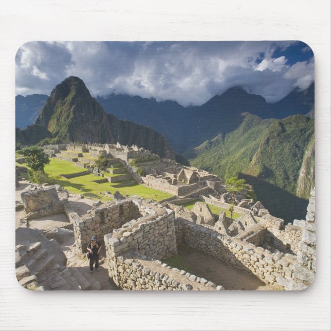 Machu Picchu, fornlämningar, UNESCO världs 3 Musmatta (Framsidan)