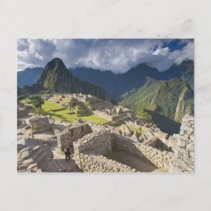 Machu Picchu, fornlämningar, UNESCO världs 3 Vykort